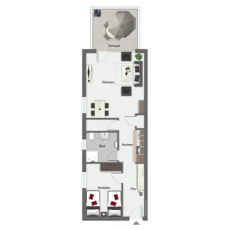 Papillon 02-1 Appartamento Boltenhagen (Ostseebad)